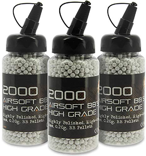 G8DS® Premium Bio BB Softairkugeln weiß 6mm 0,20g 6000 BBS