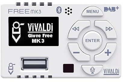 Vivaldi Giove FREEMK3 - Dispositivo MULTIMEDIALE audio all-in-one versione MK3 (Bianco)