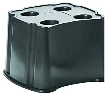 Stones Garden Supporto per serbatoio dell'acqua piovana IBAS1-S433, antracite, sottovaso, serbatoio per acqua piovana, serbatoio per pioggia, serbatoio per acqua piovana