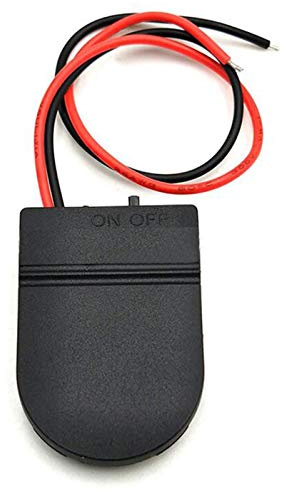 Oikabio 10 / pcs CR2032 Bouton Conteneur de Piles Support Boîtier Couvercle avec Interrupteur Marche Boîtier de Batterie 3 V Boîtier