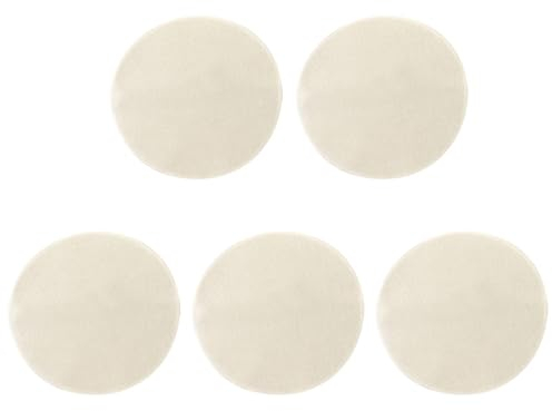 IMIKEYA 5 Stück Silikon Dämpfer Matte 28CM Bambusdämpfer Matte Antihaft Runde Steamer Pad Dumplings Matte Silikon Dampfgarer Netz für Bambusdämpfer