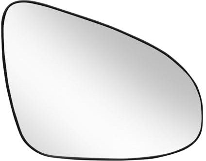 Mingke Wing Mirror Glass Driver Side Replacement for Toyota Yaris P13 2012-2019 Side Mirror Glass Heated With Backing Plate