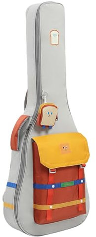 Harilla Guitar Bag Guitar Case Waterproof Adjustable Shoulder Strap Handheld Padded Carrying Bag Guitar Backpack for Acoustic Guitar