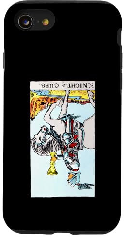 Knight of Cups Carte de tarot inversée vintage – Rider Waite Coque pour iPhone SE (2020) / 7 / 8