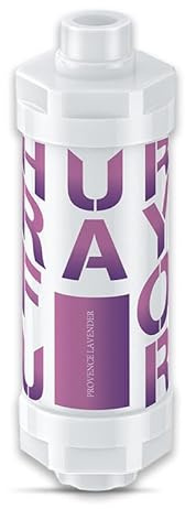 Filtro per soffione doccia con vitamina C, per acqua dura, universale, con aromaterapia, per pelle e capelli più sani, accessorio da bagno facile da installare (lavanda)