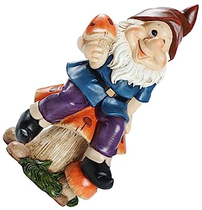 Yardenfun 1 Stück Gartenfigur aus Harz Cartoon Statue für Garten und Rasen Dekoration für und Außenbereich Dekoratives Ornament für Feste und Partys