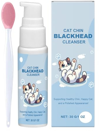 Rimozione Testa Nera Per Gatto - Lozione Detergente Testa Nera 30 G Con Spazzola, Soluzione Di Pulizia Profonda, Forniture Per La Cura Della Pelle Di Animali Domestici | Spray Limpi
