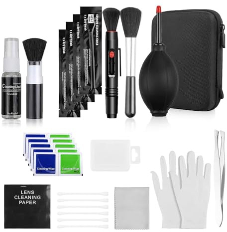 Kit de nettoyage professionnel pour appareil photo reflex numérique avec chiffon en microfibre et stylo de nettoyage pour appareil photo reflex numérique portable