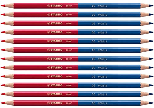 STABILO color 979/815 - Lot de 12 crayons de couleur bicolore