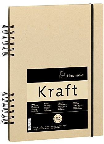 10628781 Hahnemuhle – Spirale Sketch – A4 120 gsm – Kraft