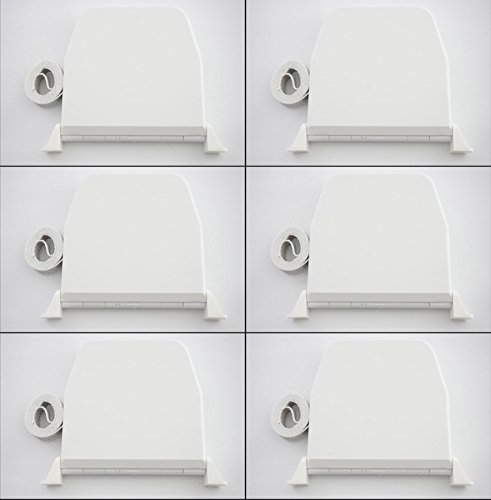 6X Selve Gurtwickler Aufputz Weiss mit Scharniersystem incl. 5m Gurt f. Rolladen