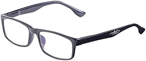 infactory Blaulicht Blocker Brille: Augenschonende Bildschirm-Brille mit Blaulicht-Filter, +2,5 Dioptrien (Arbeitsplatzbrille, mit Blaulichtfilter, PC)