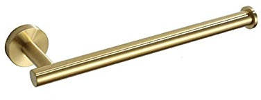 Brushed Gold/Black/Brushed Stainless Steel Bathroom Hardware Set Round Towel Bar Toilet Paper Holder Towel Ring Robe Hook,b gold towel ring