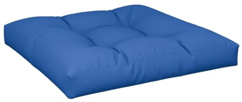 vidaXL Palettenkissen, Palettenpolster für Europaletten, Palettensofa Kissen Indoor Outdoor, Palettenauflage Sitzkissen, Königsblau Stoff