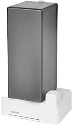 Distributeur automatique de tampons en coton - Organisateur de maquillage pour tampons - Anti-poussière - Gris foncé, Gris profond, 17.1x9.7cm, comme description