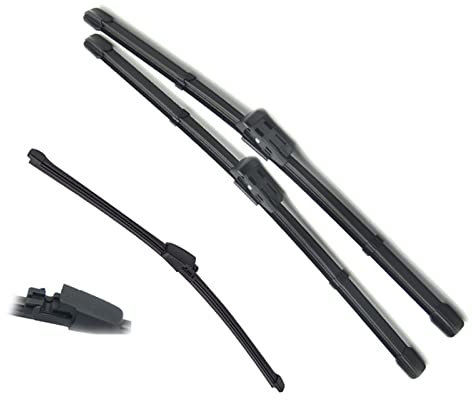 DWDUI 26 '' + 18 '' + 11 '' Front Heckscheibe Scheibenwischerblätter Set Für V&w Für Golf MK7 2012 2013 2014 2015 2016 2017 2018