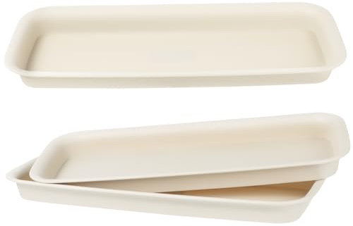 BESPORTBLE Rechteckige Blumentopfuntersetzer Praktische Pflanzentabletts Für Blumentöpfe Ideal Für Garten Und Innenräume