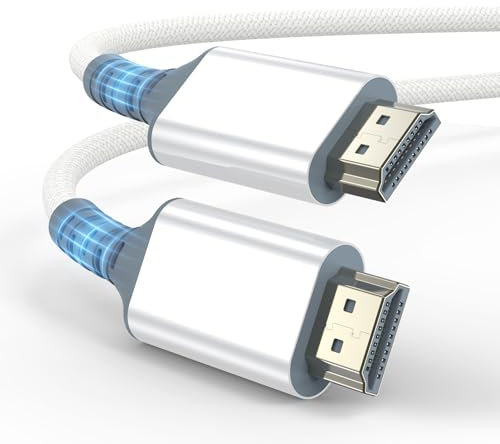 Gulemfy Cavo HDMI 2.1 3m, 8K Ultra Alta Velocità 48Gbps Cavo HDMI 4K@120Hz/8K@60Hz, Supporto HDCP 2.3 HDR10 eARC Ethernet Compatibile con PS5, Xbox, PC, HDTV, Monitor, Proiettore