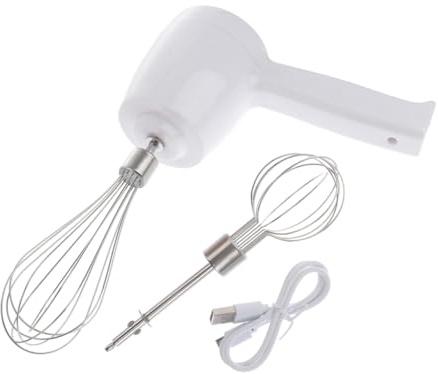 Cabilock Batteur à Œufs Électrique Usb Portatif Ustensile De Cuisine Réglable Rechargeable Sans Fil