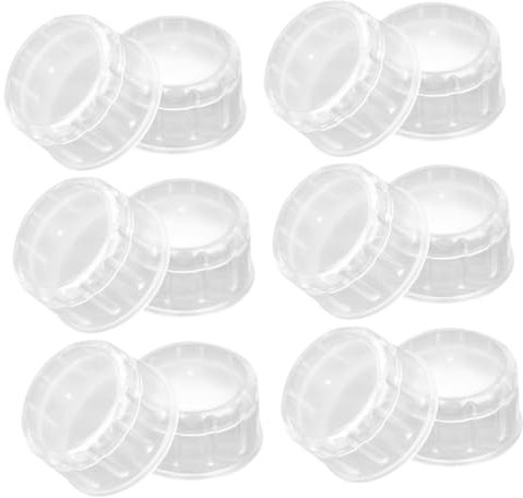 PartyKindom 12pcs Plastic Shaker Lids Splash Lid for Cocktail Shaker Wine Bar Use Cold Cups Multipurpose Drink Covers