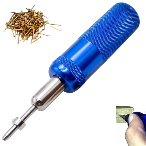 Clavadora de clavijas con clavos pequeños de 5.1 pulgadas colchador de clavos de con mango sin deslizamiento herramientas de construcción de barcos modelo