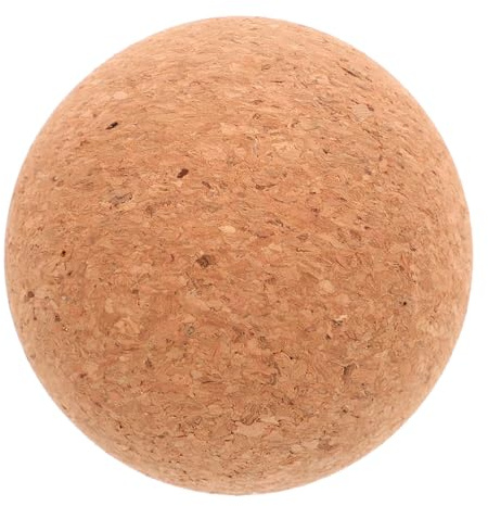 minkissy Kork Massageball Klein 70mm Yoga Massageball Faszienrollball Aus Korkmaterial Für Muskelentspannung Rückenmassage Fitnessstudio Zuhause