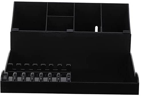 IMIKEYA 1Set Salon Hair Cutting Tool Organizer Storage Holder with Tray for Scissors Combs and Clips Lightweight Durable Design for Hairdressing Accessories