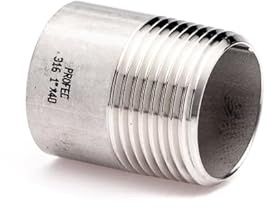 POLBERIS Mamelon 2'' pour souder 316L raccord stuc tube fileté tuyau avec filetage