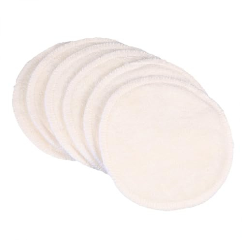 TOBBOMEY 6 pezzi Coppette Assorbilatte Lavabili in Fibra di Bambù Ultra Assorbenti e Traspiranti Protezione Anti-galattorrea per Allattamento Femminile Inserti per Reggiseno senza Perdite