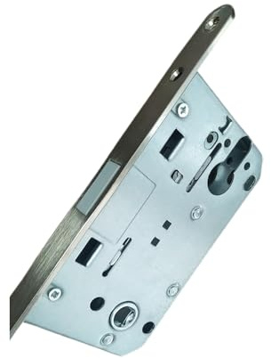 Serrure à Encastrer,Serrure Porte Interieure Pêne Dormant Magnétique HOME 85x50mm Pour Porte En Bois Ou Acier