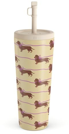 BURGA 700 ml Reisebecher mit Deckel – Isolierter Kaffeebecher aus Edelstahl, hält Getränke 6 Std. heiß und 24 Std. kalt, auslaufsicherer Trinkhalmdeckel, passt in Becherhalter