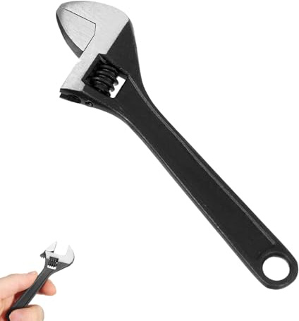LeeQunQ Small Adjustable Spanner, Mini Adjustable Spanner, Multifunction Hand Wrench Tools, for Industrial and Automotive Maintenance,Lightweight and Durable(Black)