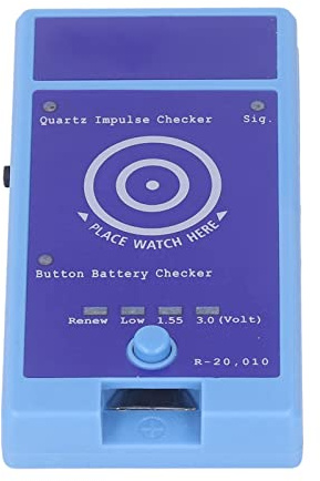 Sonew Quarzuhr-Detektor Tragbarer Dual-Purpose-Tester für Quarzuhren und Knopfbatterien