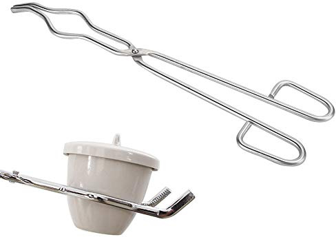 Yechiry 40 Cm Degeltång i Rostfritt Stål med Halkskydd för Laboratorieanvändning, Kraftigt och Bekvämt Grepp