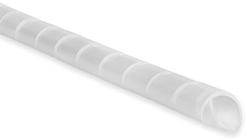 Hellermann Tyton 161-41203 Cable Management Transparent Cable Protector - Cable Protectors (Cable Management, Transparent, Polyethylene, -60-80 °C, 5 m, 9 mm)