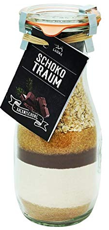 Löbke Hof Backmischung Plätzchen Schoko-Traum, 530ml Weckflasche