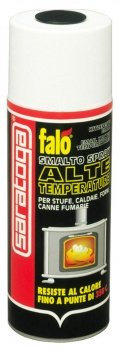 Smalto spray Falo' Alte Temperature Nero Saratoga 400ml