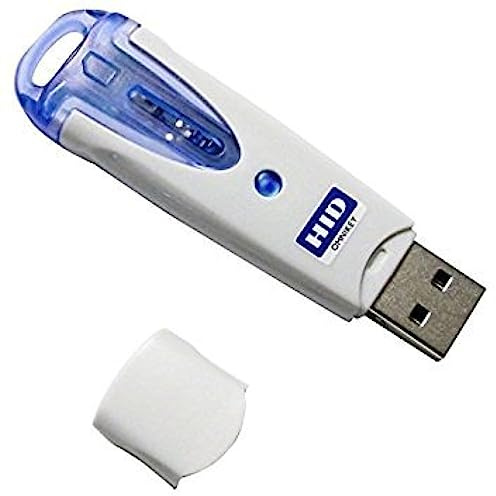 SNUNGPHIR HID Omnikey 6121 Mobile USB Smart Card Reader (R61210320-2) for Sim-Sized Smart Cards