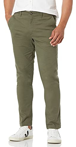Amazon Essentials herr Skinny-Fit Casual Stretch Chino-byxa