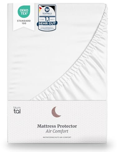 Blumtal® Matratzenschoner - 90x200 cm im 2er Set- Matratzenschutz wasserdicht - Oeko-TEX zertifizierter Matratzenschoner wasserdicht 90x200 - knisterfreier Schoner Matratze - Nässeschutz atmungsaktiv