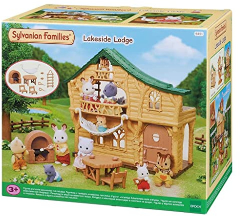 Sylvanian Families - Casetta sul Lago Incantevole – Set di Gioco per Bambini con Ambiente Naturale e Dettagli Realistici – Modello 5451
