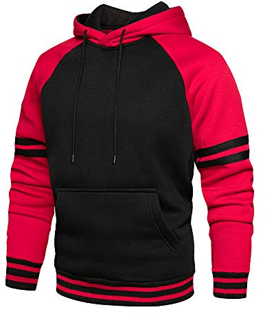 MANLUODANNI Men's Hoodies Pullover Hooded Top Casual Hoodie with Pockets