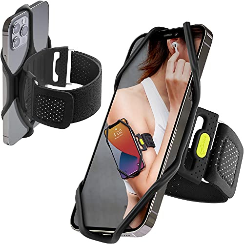 BONE Sportarmband Run Tie 2 Größe S – Laufarmband mit Handyhalterung für Joggen, Fitness, Training – Smartphone Tasche für iPhone, Samsung, Huawei, Sony