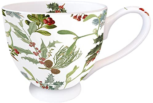 Ambiente Jumbo Becher 450 ml Herbst Winter Weihnachten | Tee & Kaffee geeignet, Winter Feeling Design