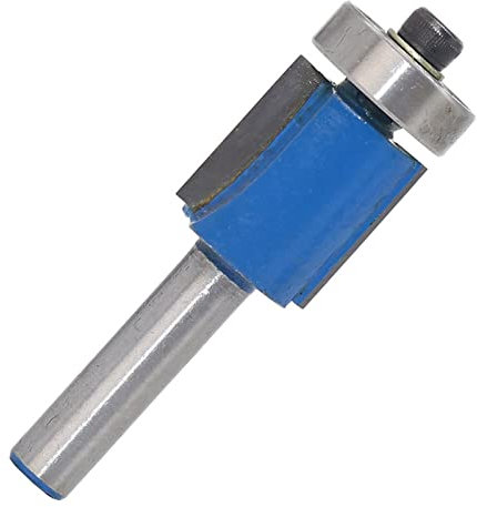 Carbide Milling Cutter 1 Piece Overhaul Side Knife Flush Trim Pattern Router Bit 8mm Shank Panel Top and Bottom Bearing Woodworking Cutter