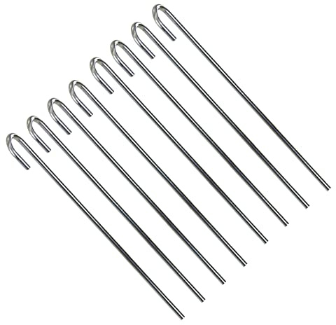 8X XL Bodenanker 40 cm Verzinkt Erdanker Befestigungsanker Zelthering Zeltnagel Zelt Hering Erdnagel