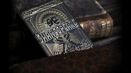 Murphy's Magic Supplies, Inc. Shakespeare Spielkarten (schwarz)