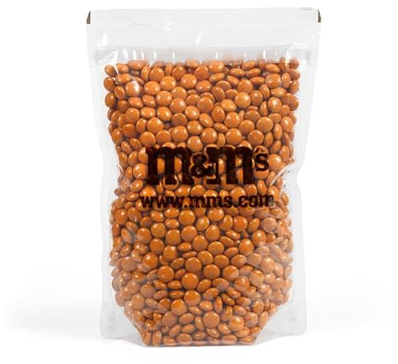 M&M'S COLLECTION Choco - Bonbon Orange Chocolat au Lait - Vrac 1,5kg Orange - Parfait pour Pâques, Anniversaire, Nouvel An & DIY
