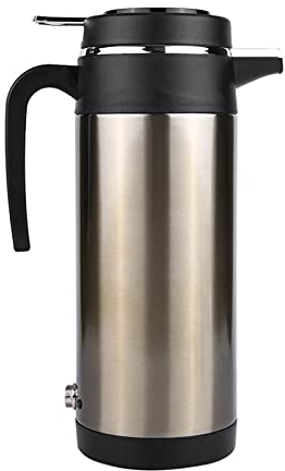 FairUo Bolli per Acqua Bollente, 1200 Ml da 12 V/24 V Colle in Acciale in Acciale in Auscio per Accialo Bilding con Acqua Calda per Viaggi Veicoli Più Chiara per Auto a Bolli/12V