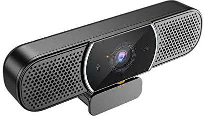 YIWEOG SeeUp Mini webcam 3-in-1 con altoparlante e microfono e copertura per la privacy Fotocamera 1080P Desktop USB Plug & Play Distanza di ripresa di 5 metri Telecamera per videoconferenze per